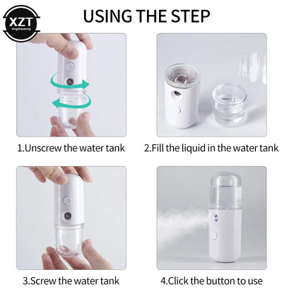 Portable Air Humidifier 30ml USB Atomizer