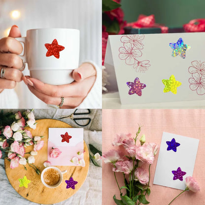 Holographic Foil Star Reward Stickers