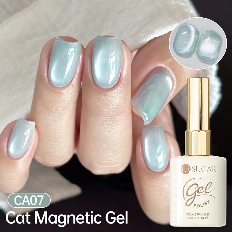 UR SUGAR 15ml White Cat Magnetic Gel Nail Polish