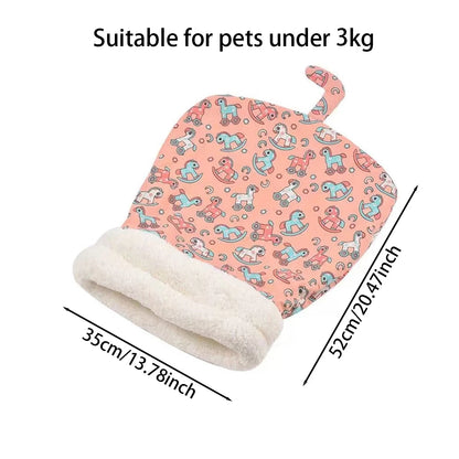 Warm Pet Pocket Bed for Cats & Small Dogs