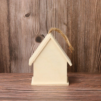 Wooden Hanging Bird House for Garden