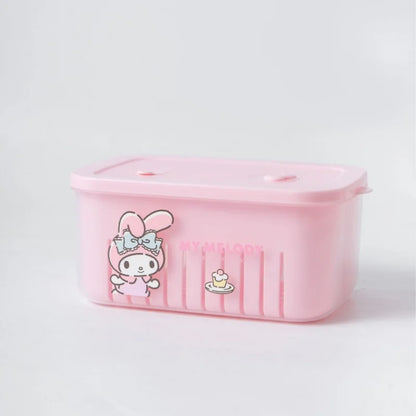 Cute Cartoon Food Storage & Washing Container