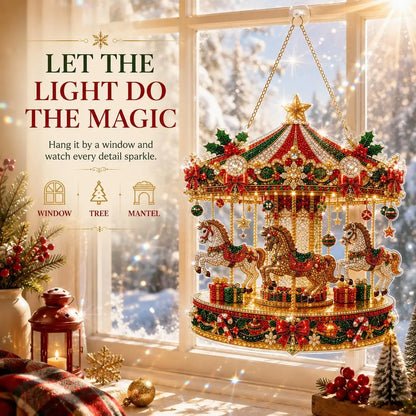 DIY Diamond Painting Christmas Tree Ornament