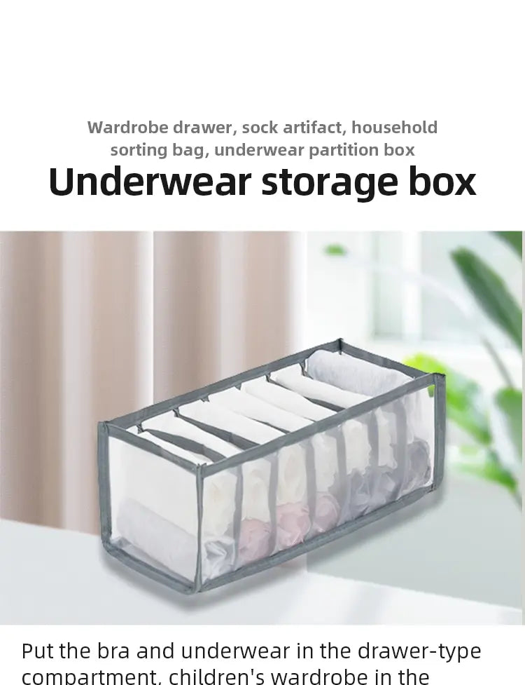 Foldable Underwear Storage Organizer