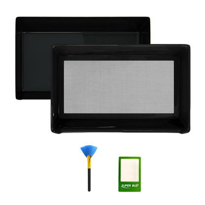Herb Trimming Tray Kit with 150 Micron Screen