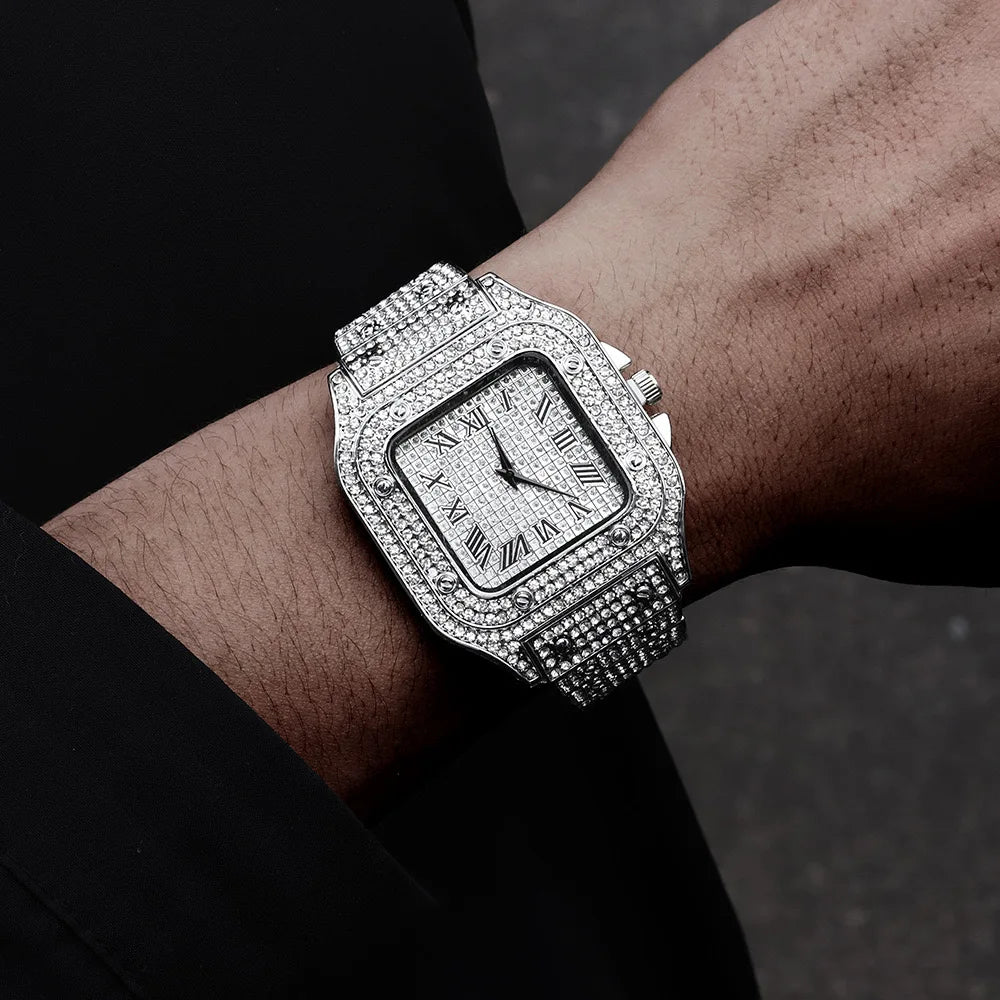 Men's Luxury Roman Numeral Quartz Business Watch