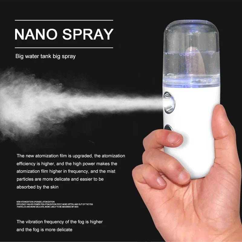 Portable Nano Mist Facial Steamer