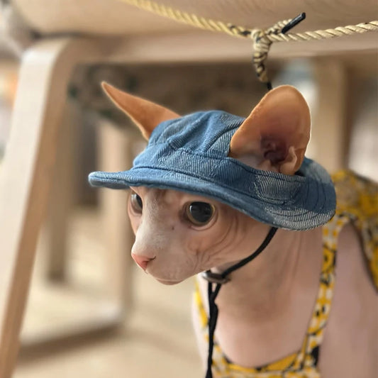 Adjustable Cotton Cat Sun Hat