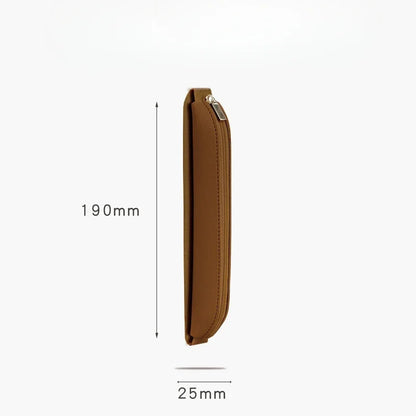 Leather Pen Holder Strap Pouch