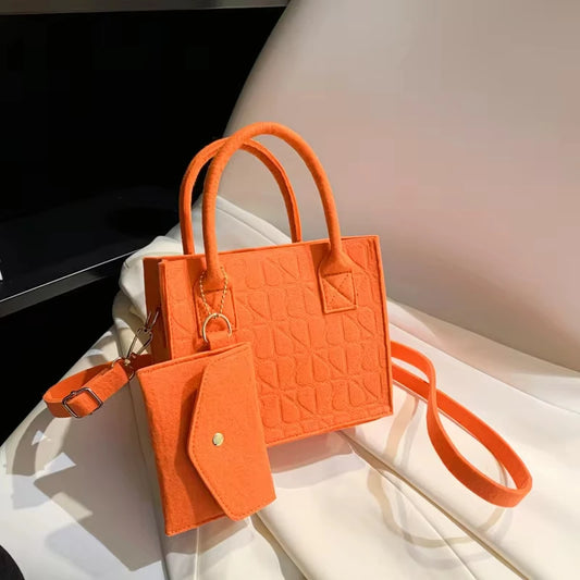 Shoulder Diagonal Two-Piece Bag