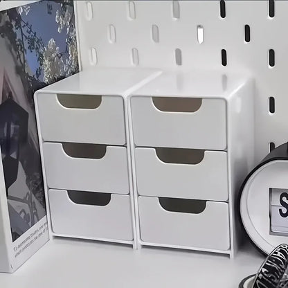 3 Tier Desk Organizer with Drawers