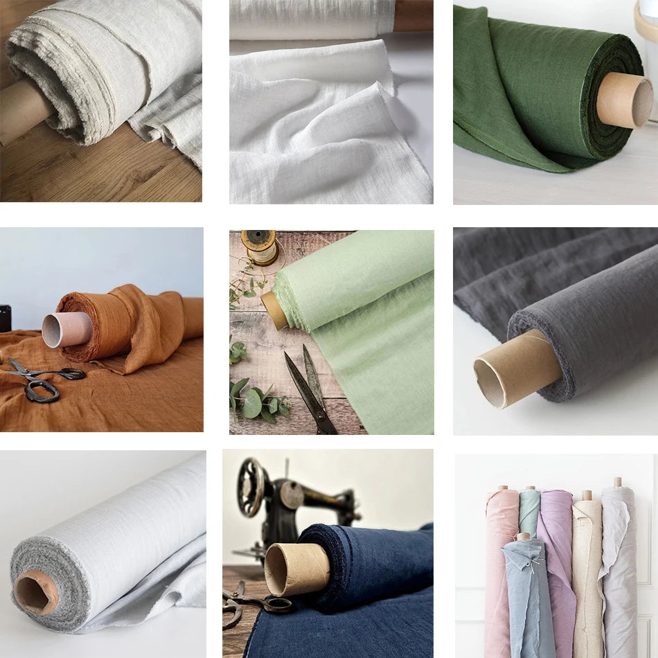 100% Linen Stone Washed Duvet Cover Set