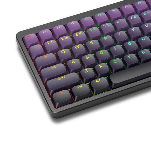 Gradient Purple Low Profile Keycaps
