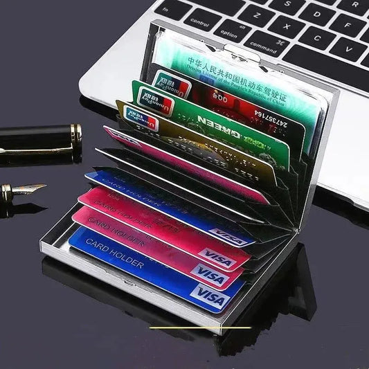 Stainless Steel RFID Blocking Credit Card Holder