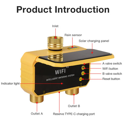 Smart Solar WiFi Irrigation Timer