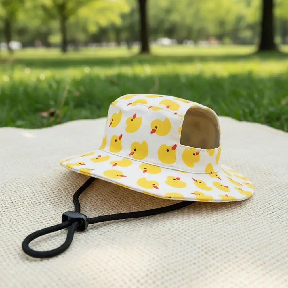 Adjustable Summer Sun Hat for Dogs