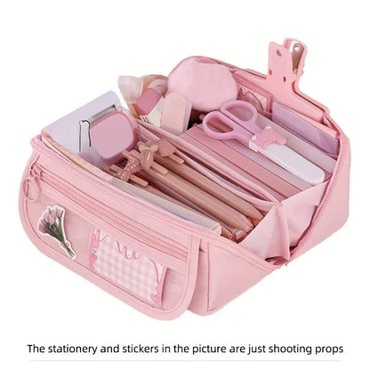 Large Capacity Learning Pencil Case