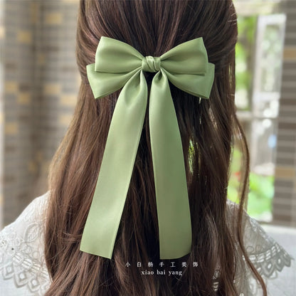 Korean Style Fabric Hair Bow Clip