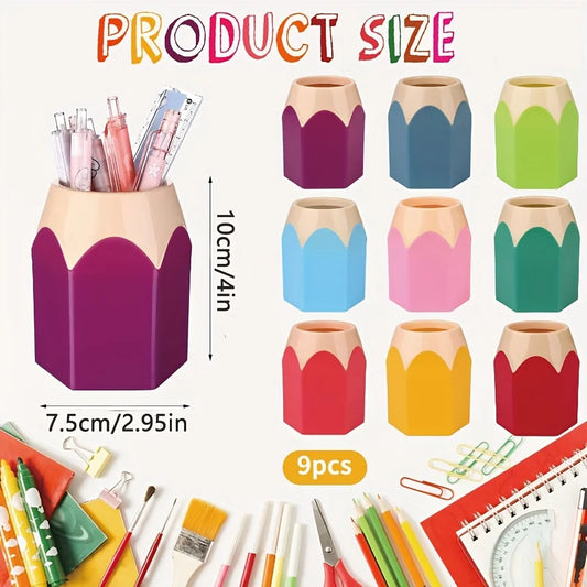 Pencil Shaped Desktop Pen Holder
