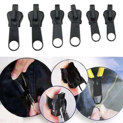 Universal Instant Zipper Repair Kit – 6 Piece Replacement Zip Sliders
