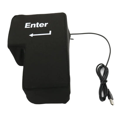 Oversized USB Enter Key Stress Relief Cushion