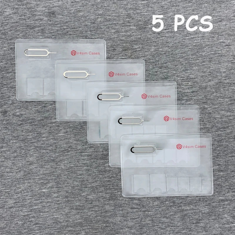 Portable SIM & Memory Card Storage Case