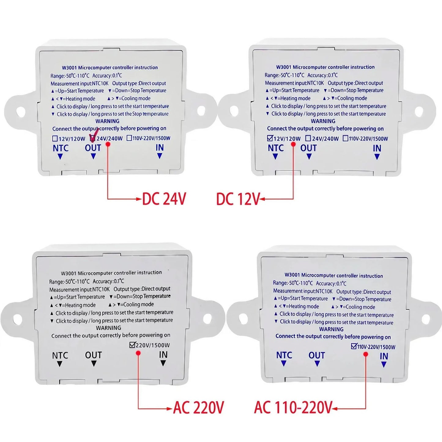 Digital Temperature Controller Thermostat Switch