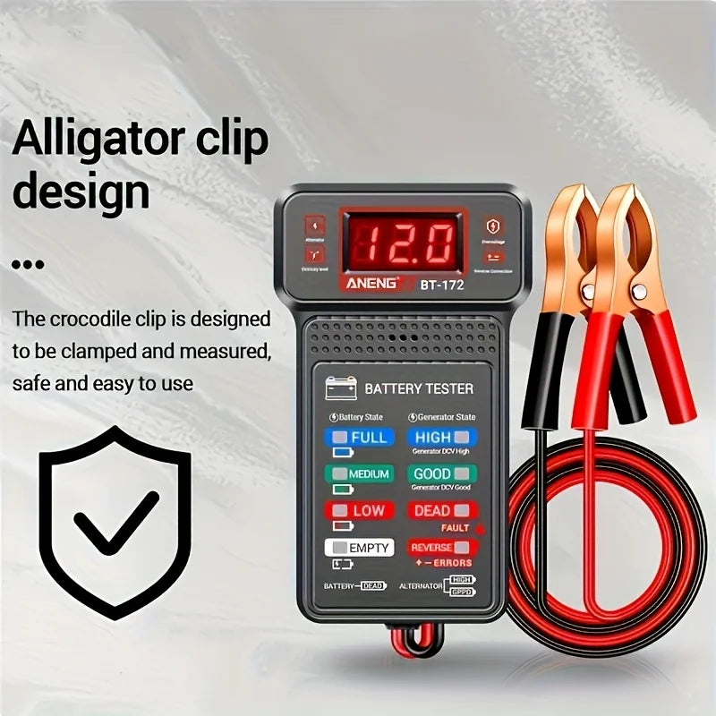 Smart Digital Car Battery Tester