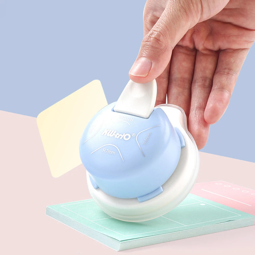 Portable Multi-Radius Corner Rounder Punch for Scrapbooking & DIY