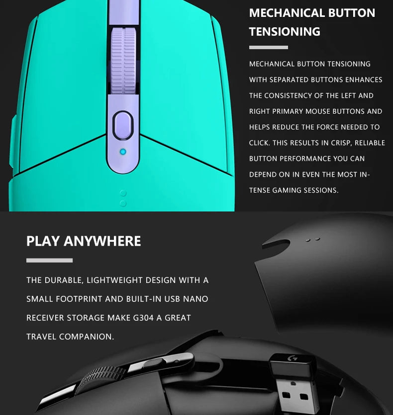 Logitech G304 LIGHTSPEED Wireless Gaming Mouse
