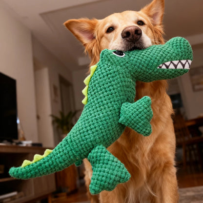 Crocodile Plush Squeaky Dog Toy