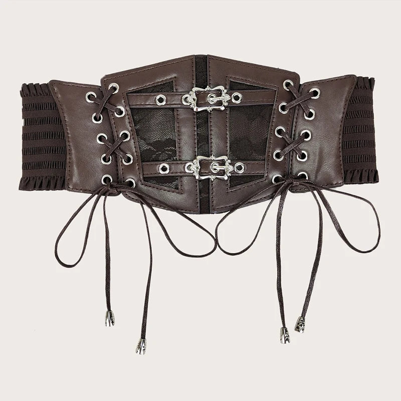 Women’s Elastic Lace Corset Waist Belt
