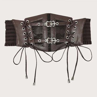 Women’s Elastic Lace Corset Waist Belt