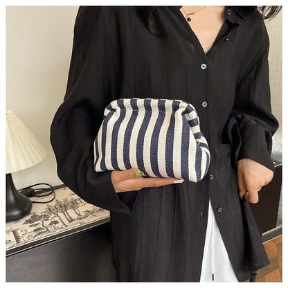 Summer Woven Crochet Beach Clutch Handbag