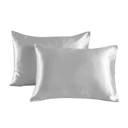 2-Pack Soft Satin Pillowcases
