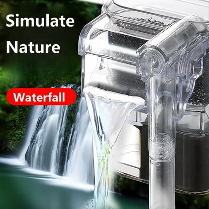 USB Hang-On-Back Aquarium Waterfall Filter