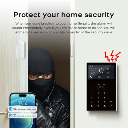 Smart 4G WiFi Home Alarm System