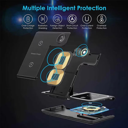 3-in-1 Foldable Wireless Charging Station