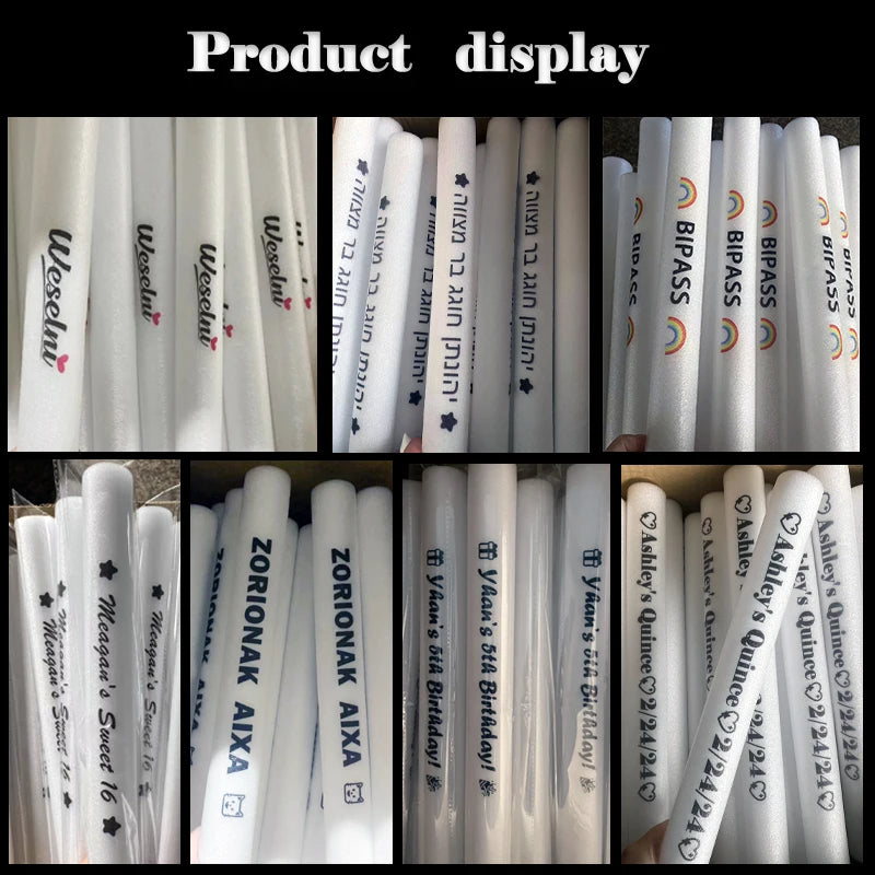 LED Flashing Foam Glow Sticks for Parties, Weddings & Events
