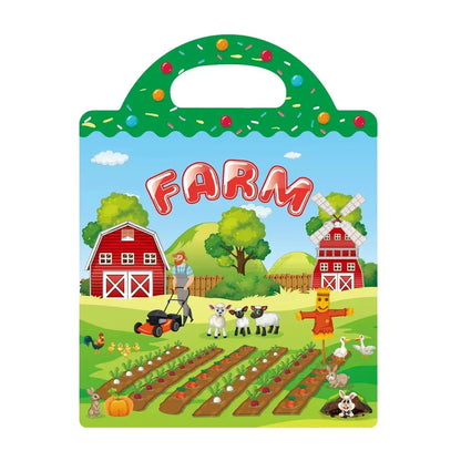 Kids Transportation Sticker Activity Book