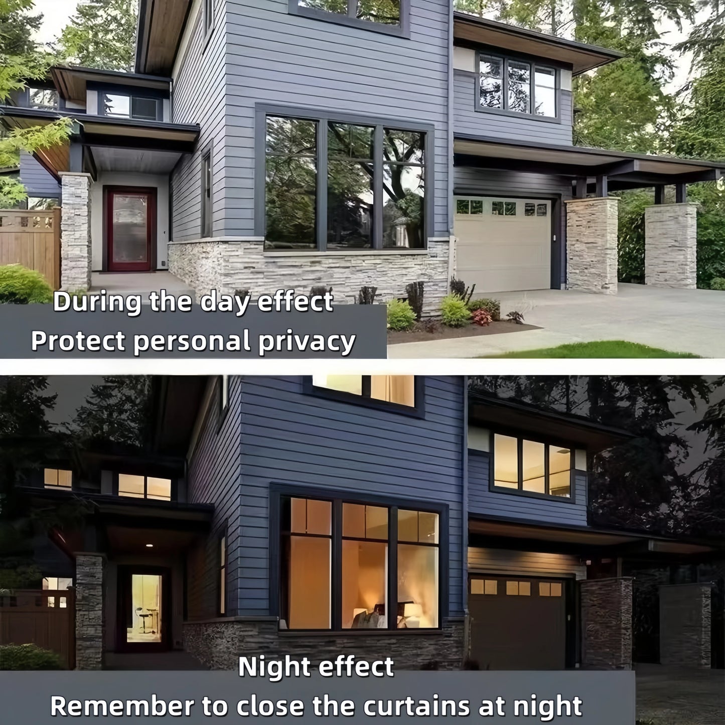 Silver One-Way Privacy Window Film