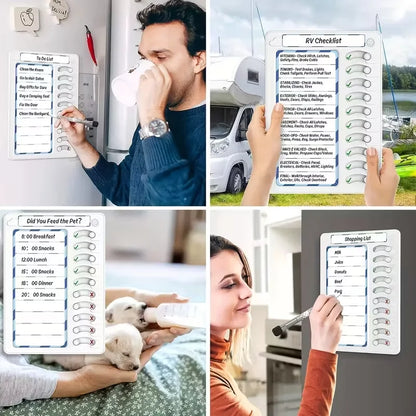 Magnetic Reusable Chore & To-Do List Whiteboard