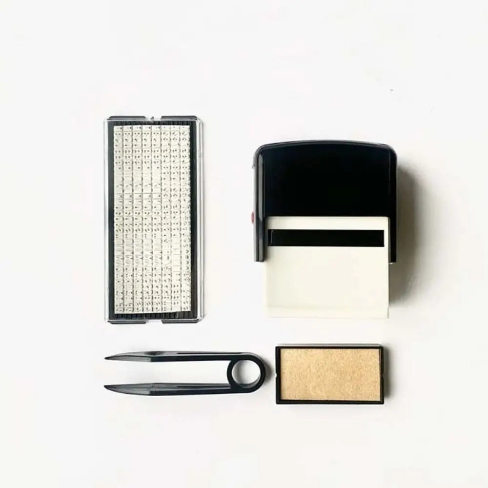 Self-Inking Custom Address Stamp Kit