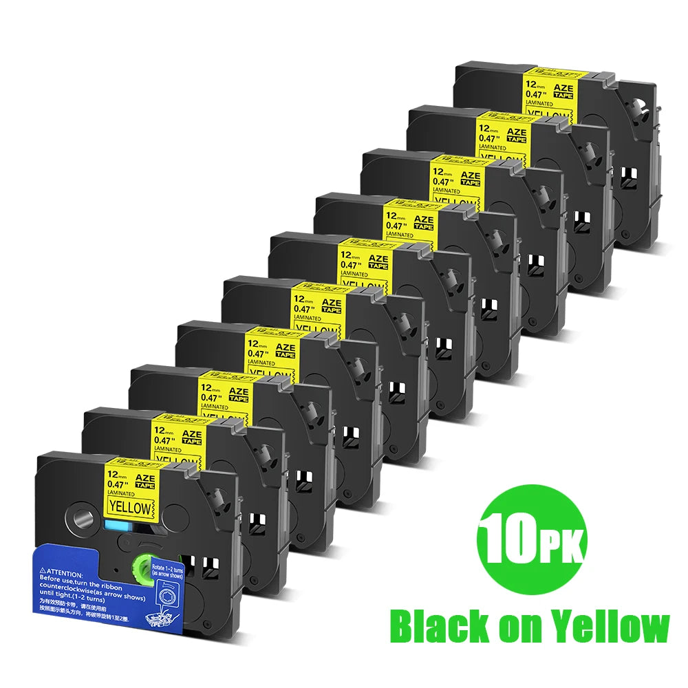 Laminated Label Tape for Brother Label Makers