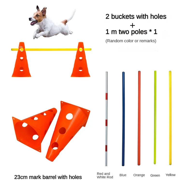 Dog Agility Training Set – Jumping Bar Obstacle Equipment