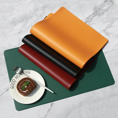 PU Leather Waterproof Dining Placemat