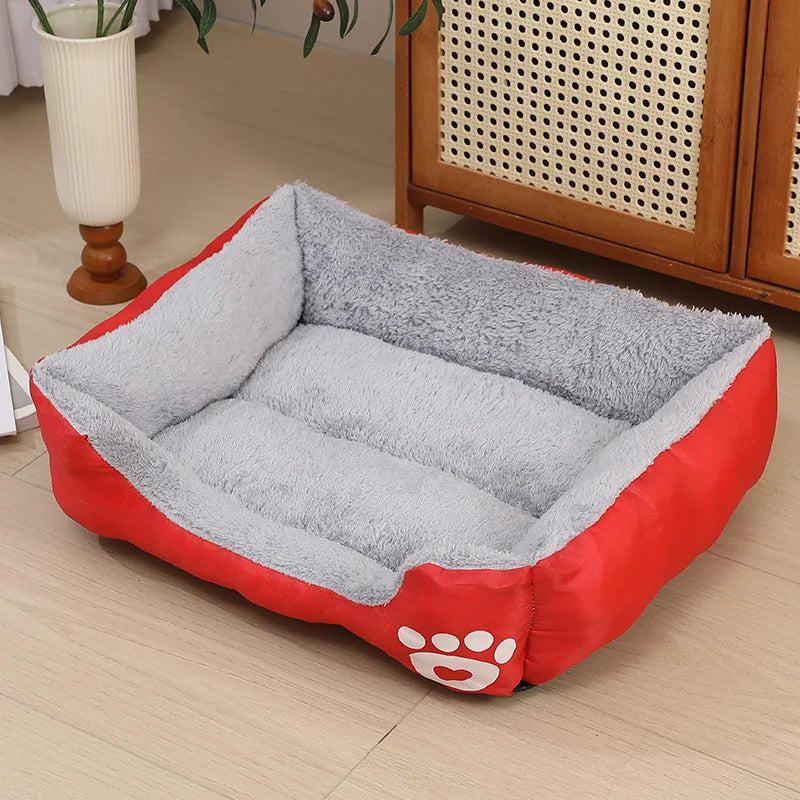 Large Plush Dog & Cat Bed Cushion