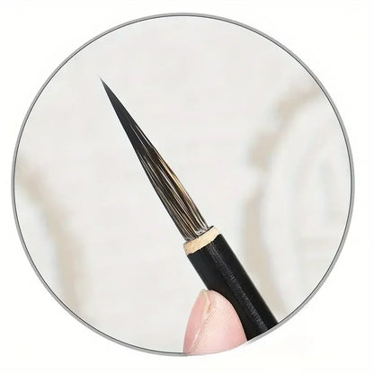 Professional Weasel & Stone Badger Hair Fine Line Painting Brushes