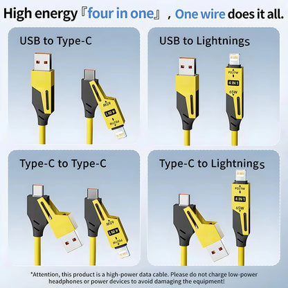 NNBILI 4 in 1 65W USB Type C For IPhone