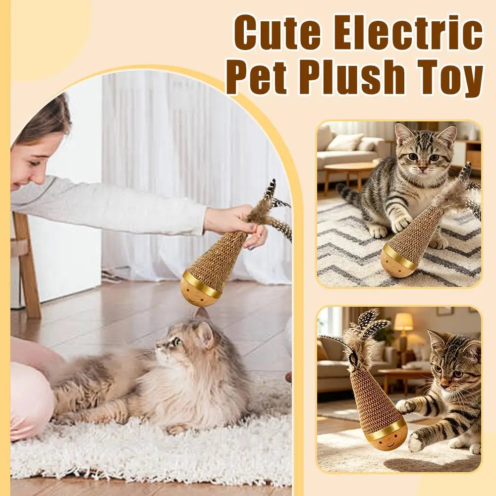 Feather Tumbler Interactive Cat Toy